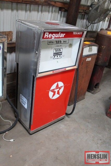 Bennett 2066 Gas Pump Cabinet Only No Guts Key Art Antiques