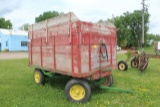 WOOD BARGE BOX, JD GEAR, HOIST