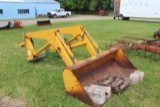 JD 146 HYD LOADER WITH UTILITY MOUNTS, 6' BUCKET,