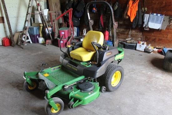 JOHN DEERE 737 Z TRACK MOWER, 54"  7 IRON DECK,