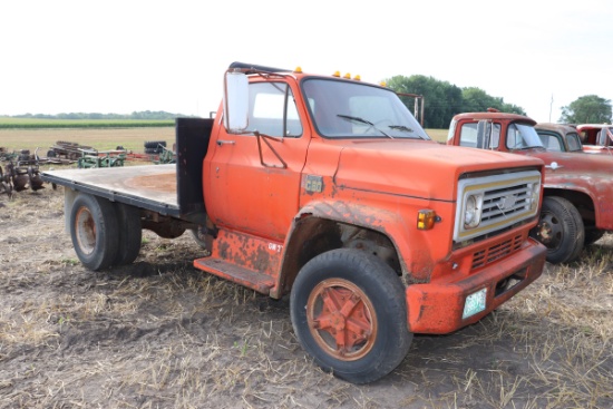 *** 1975 CHEVY C-60SINGLE AXLE TRUCK, 11' STEEL