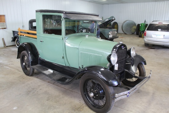 *** 1929 FORD MODEL A PICKUP, RESTORED, WIRE
