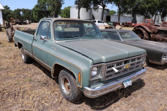 *** 1977 CHEVY C-10 PICKUP SILVERADO,V-8, 29940 MILES,