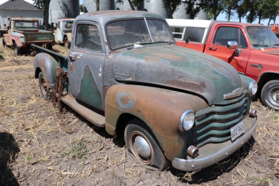 ***1949 CHEVY 3600 PICKUP, NOT RUNNING, PARTS OR REPAIR,