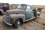 CHEVY 3600 PICKUP, NO ENGINE, 21,778 MILES SHOWING