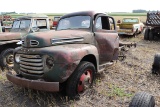 FORD F6 TRUCK, NO REAR AXLE, 13,724 MILES SHOWING,