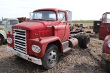 DODGE 500 SINGLE AXLE TRUCK, V-8, 4 SPEED TRANS,