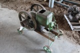 JOHN DEERE TYPE E 3 HP HIT & MISS ENGINE ON CART,