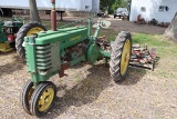 1940 JD H, NF, 9-32 REARS ON STEEL, NO PTO, HAND