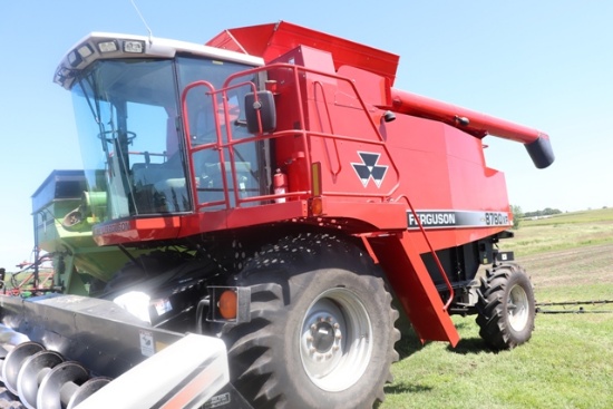 2002 MASSEY FERGUSON 8780 XP COMBINE, HYDRO, INSTRUCTIONAL SEAT, HOPPER EXTENSION,