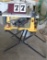 PORTABLE DEWALT TABLE SAW ON DEWALT STAND