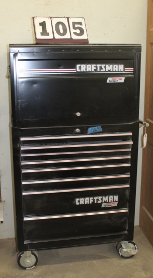 CRAFTSMAN ROLLING TOOL CABINET WITH TOP CHEST