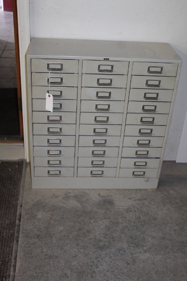 30 DRAWER METAL CABINET