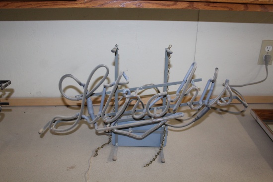 STROLS NEON SIGN, NOT  WORKING, 14" X 25",