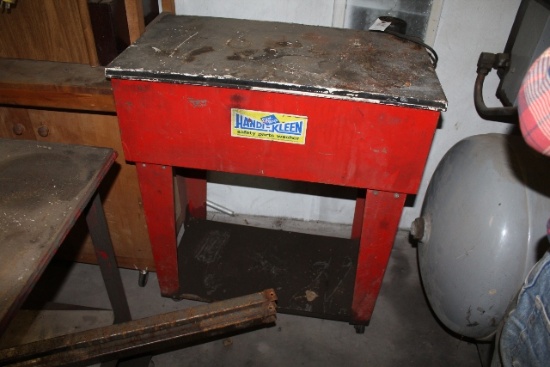 Handi-kleen Parts Washer With Cabinet On Rollers