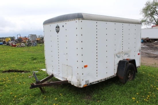 Wells 6' X10' Two Wheel Enclosed Trailer,