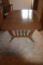 DROP LEAF TABLE, 4 CHAIRS, 3 LEAVES, 41