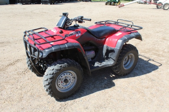 *** 2002 HONDA RANCHER ES 4X4 4 WHEELER,