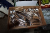 SILVER PLATE SILVERWARE, NO SHIPPING, PICKUP ONLY