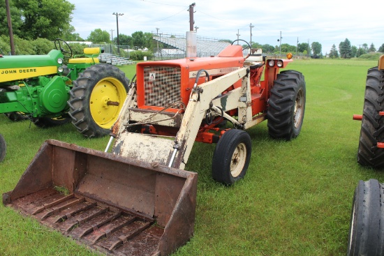 ALLIS CHALMERS 180 GAS TRACTOR, WF, WITH HYD