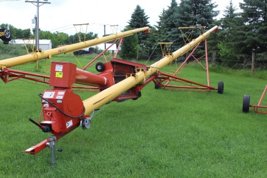 WESTFIELD MK 100-71 GRAIN AUGER, SWING HOPPER