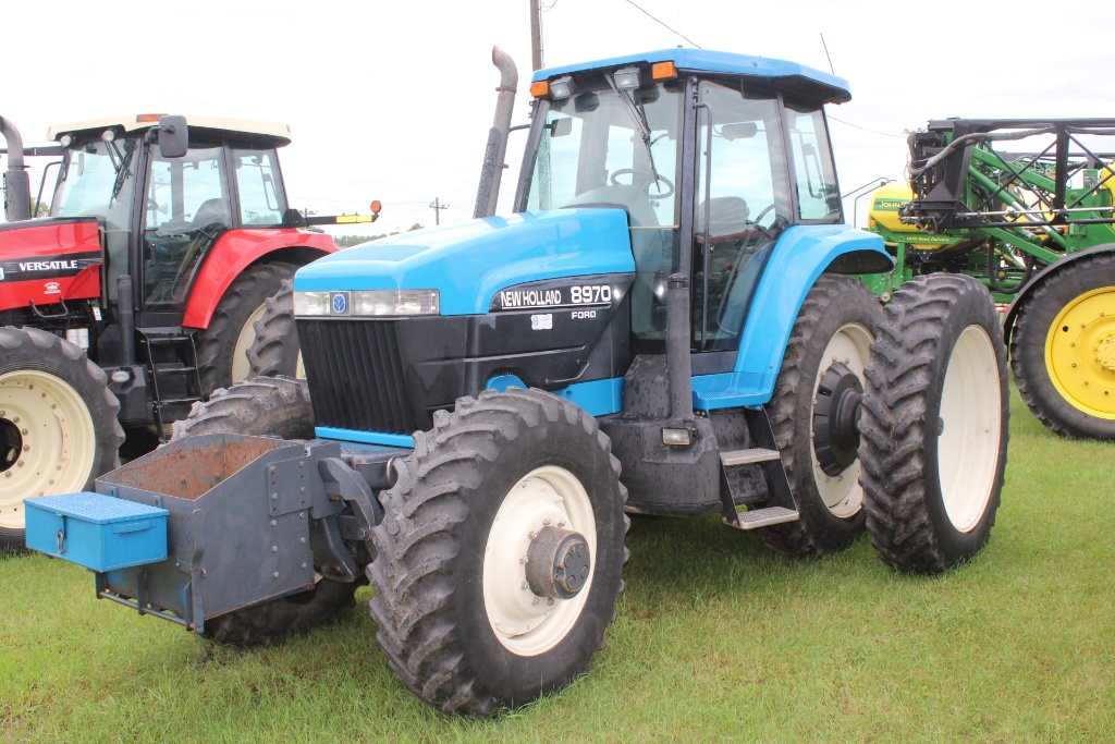 1998 NEW HOLLAND 8970 MFWD TRACTOR, SUPER STEER,