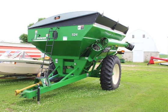 PARKER 524 GRAIN CART, 14" FRONT CORNER