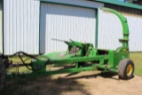 JOHN DEERE 3950 PULL TYPE CHOPPER, IRON GRAD,