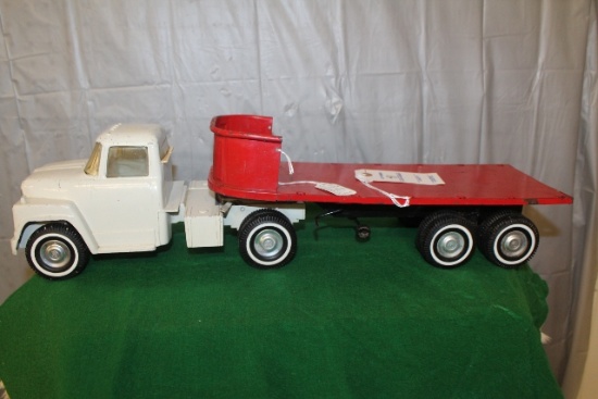 LATE 1960'S INTERNATIONAL TRUCK AND TRAILER,