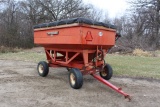 J & M APPROX 200 BUSHEL GRAVITY BOX, WITH