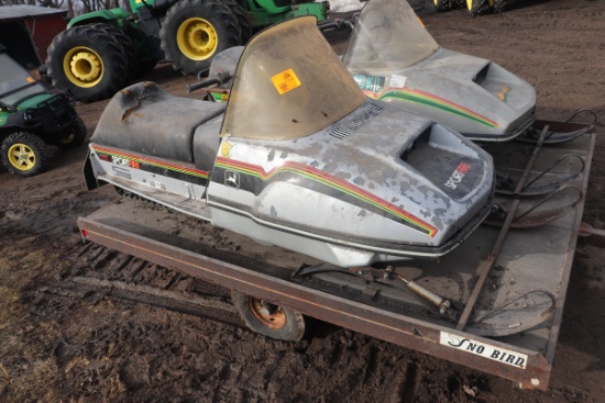 1980 JOHN DEERE SPORTFIRE SNOWMOBILE,