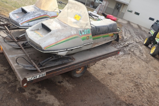 1979 JOHN DEERE TRAILFIRE SNOWMOBILE, ENGINE STUCK