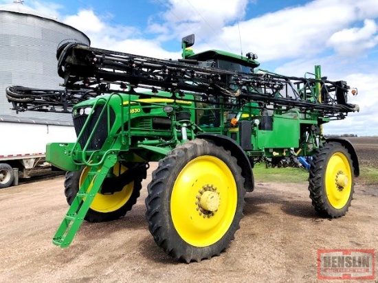 2011 JOHN DEERE 4830 SP SPRAYER, INTEGRATED