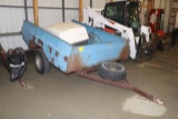 *** 1982 HOMEMADE PICKUP BOX TWO WHEEL TRAILER,