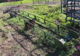 APPROX 24' BALE CONVEYOR WITH ELECTRIC MOTOR, 1 HP
