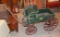 JOHN DEERE WOOD GOAT WAGON, HAS PAINT CHIPS,