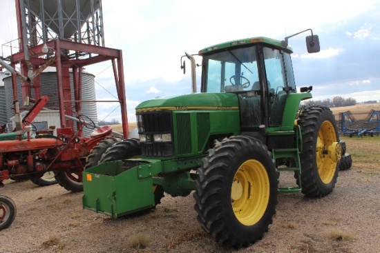 1993 JOHN DEERE 7800 MFWD  TRACTOR,