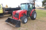 2011 MASSEY FERGUSON 1635 MFWD TRACTOR, 2 DOOR