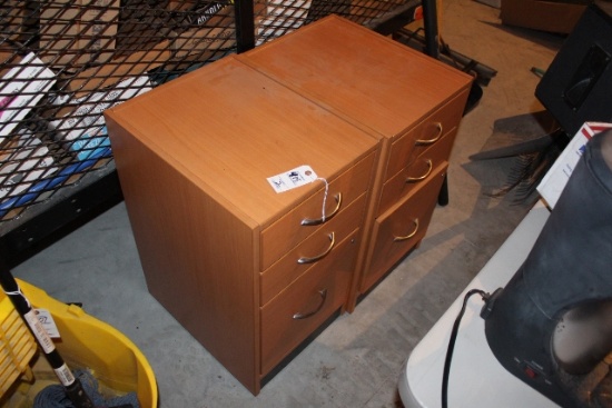 (2) 3 DRAWER CABINETS, NO SHIPPING PICKUP ONLY