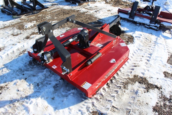 55" TEBBEN 3PT ROTARY MOWER, NEW BUYERS PLEASE