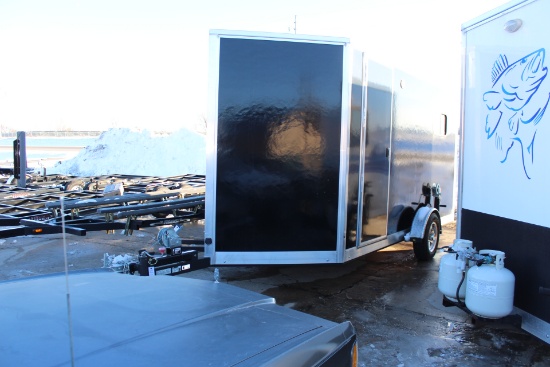 *** 2017 6' X 14' SINGLE AXLE TOY HAULER FISH