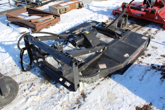 62" TEBBEN QUICK TACH ROTARY MOWER, HYD DRIVE,