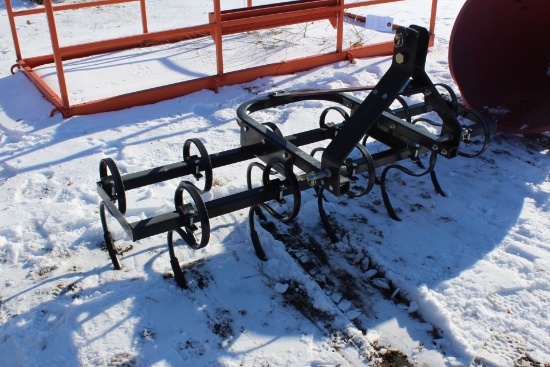 NEW 80" 3PT DANISH TINE DIGGER, 2 RANK,