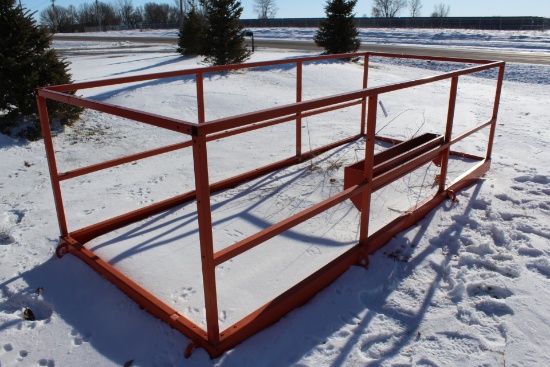 5' X 12' FORK SLOTED WORK PLATFORM, TAX NO