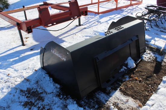 6' TEBBEN SNOW BUCKET, QUICK TACH, TAX NO