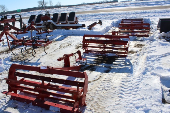 (4) 55" CUTTING ROLLING BASKETS WITH MOUNTING