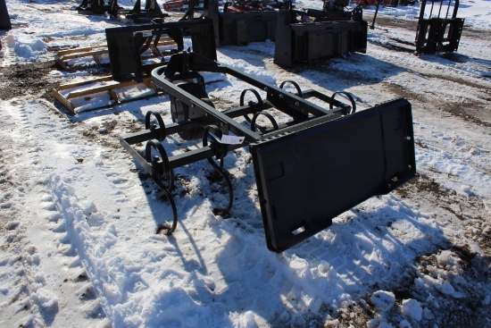 62" QUICK TACH DANISH TINE DIGGER, 2 RANK, TAX