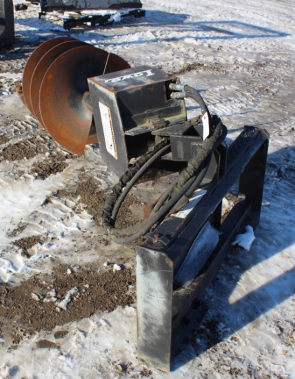 QUICK TACH LOWE 24" POST HOLE DIGGER, HYD DRIVE,