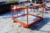 5' X 5' FORK SLOTTED WORK PLATFORM, TAX NO