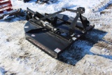 5' TEBBEN 3PT ROTARY MOWER, NEW BUYERS PLEASE
